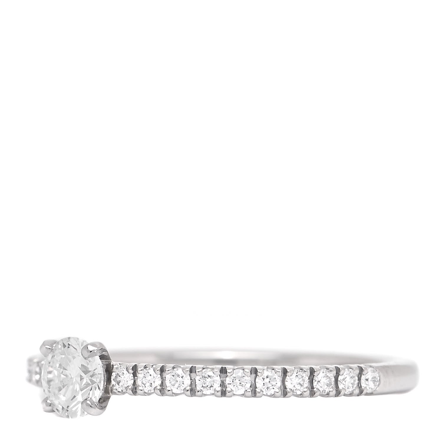 Cartier Platinum Diamond .19ct Etincelle De Cartier Solitaire Engagement Ring 48 4.5 4 of 6