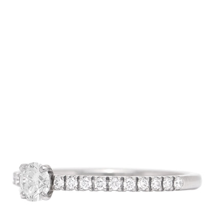 Cartier Platinum Diamond .19ct Etincelle De Cartier Solitaire Engagement Ring 48 4.5 4 of 6
