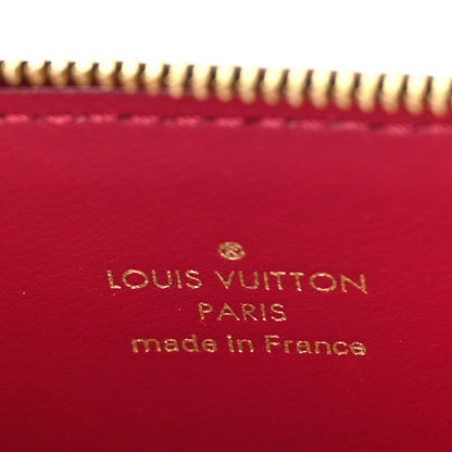 Louis Vuitton Monogram Felicie Chain Wallet Zippered Insert Fuchsia 6 of 8