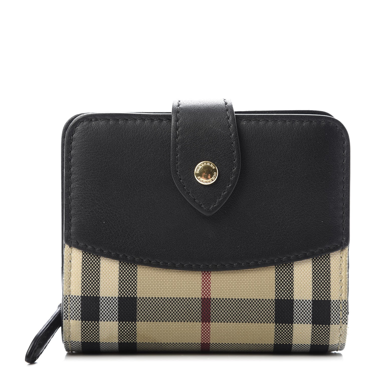 Burberry Horseferry Check Finsbury Wallet Black 1 of 9