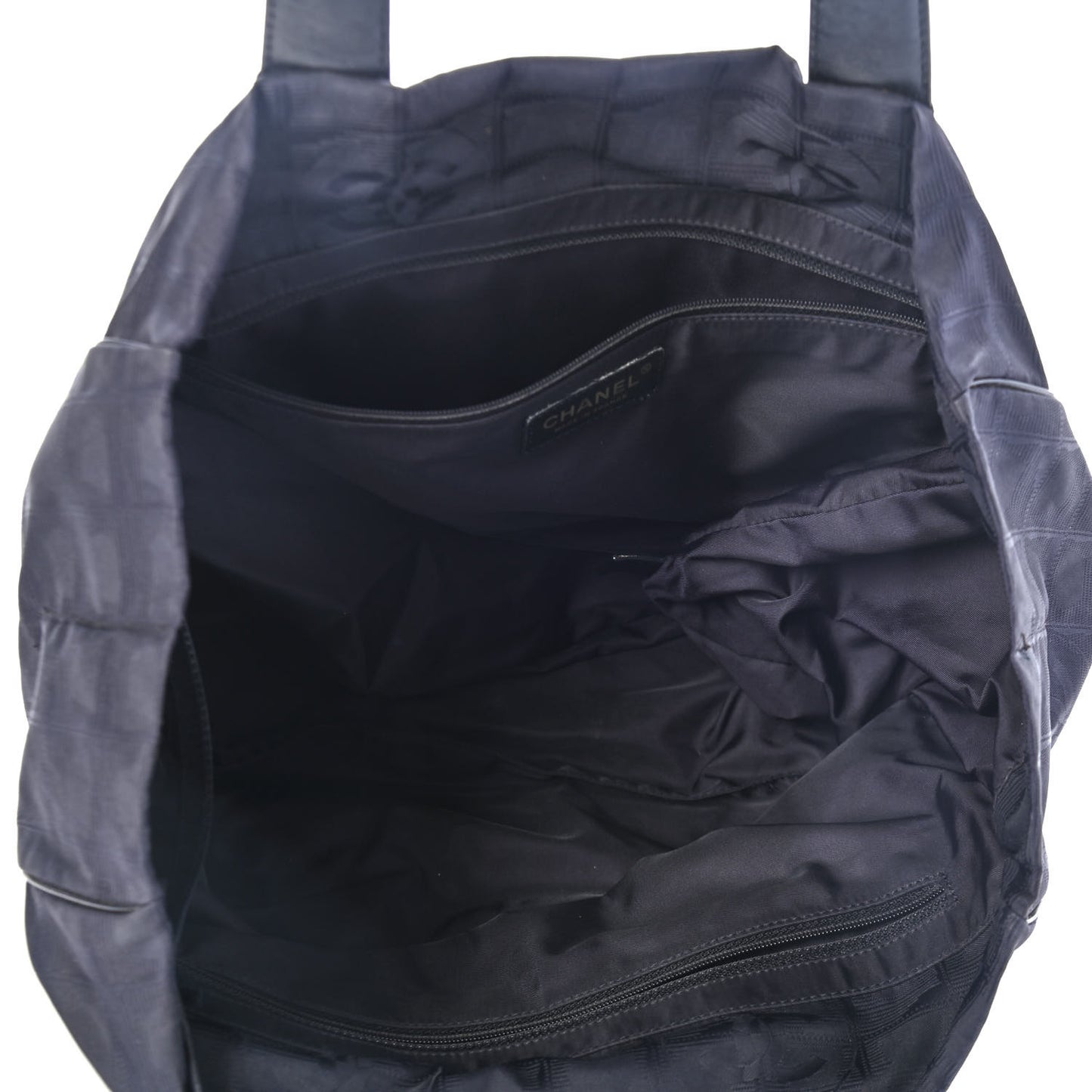 Nylon Medium Travel Tote Black