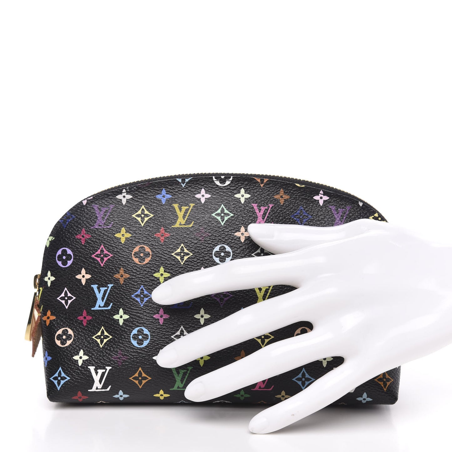 Monogram Multicolor Cosmetic Pouch Black Grenade