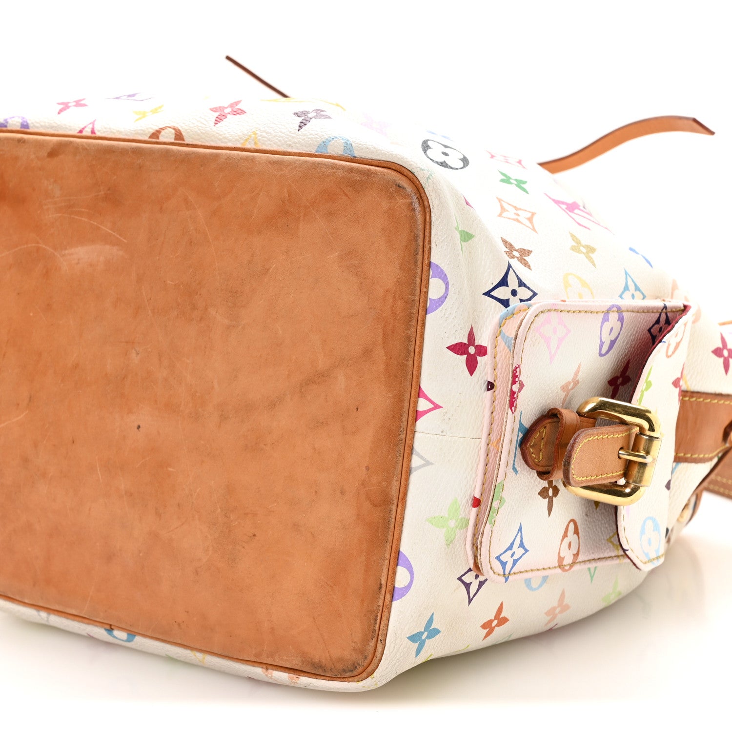 Louis Vuitton Monogram Multicolor Petit Noe White 10 of 10