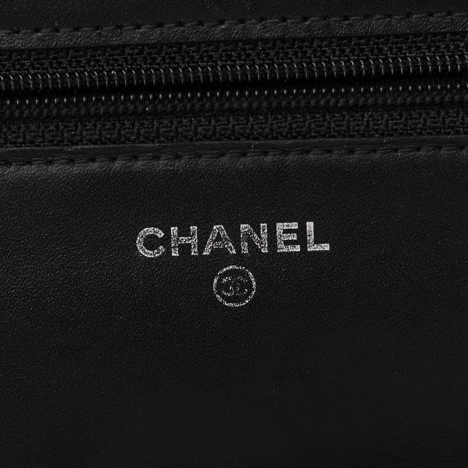 Chanel Caviar Timeless CC Wallet On Chain WOC Black 6 of 10