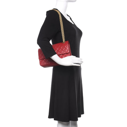 Chanel Aged Calfskin Quilted 2.55 Reissue 225 Flap Red 3 of 12
