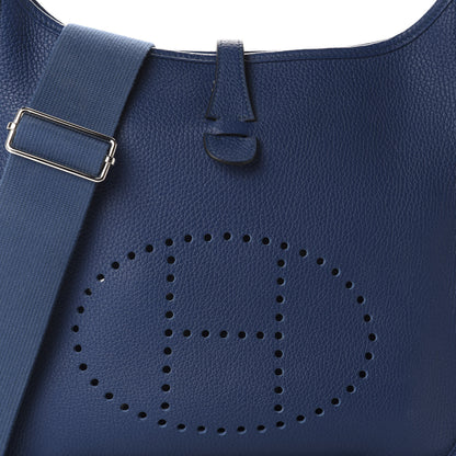 Hermes Epsom Evelyne III PM Deep Blue 12 of 13