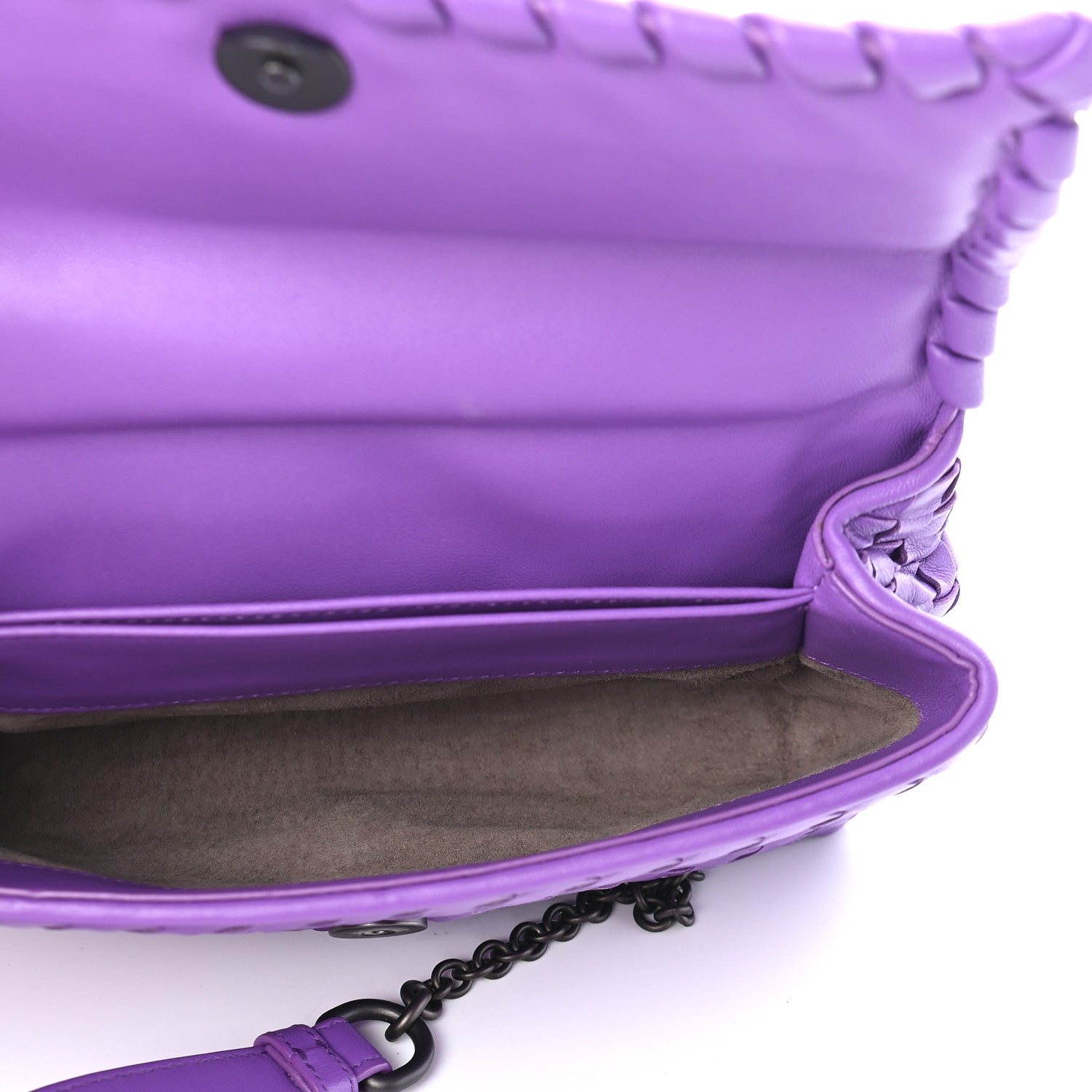 Bottega Veneta Nappa Intrecciato Baby Olimpia Shoulder Bag Byzantine 5 of 10