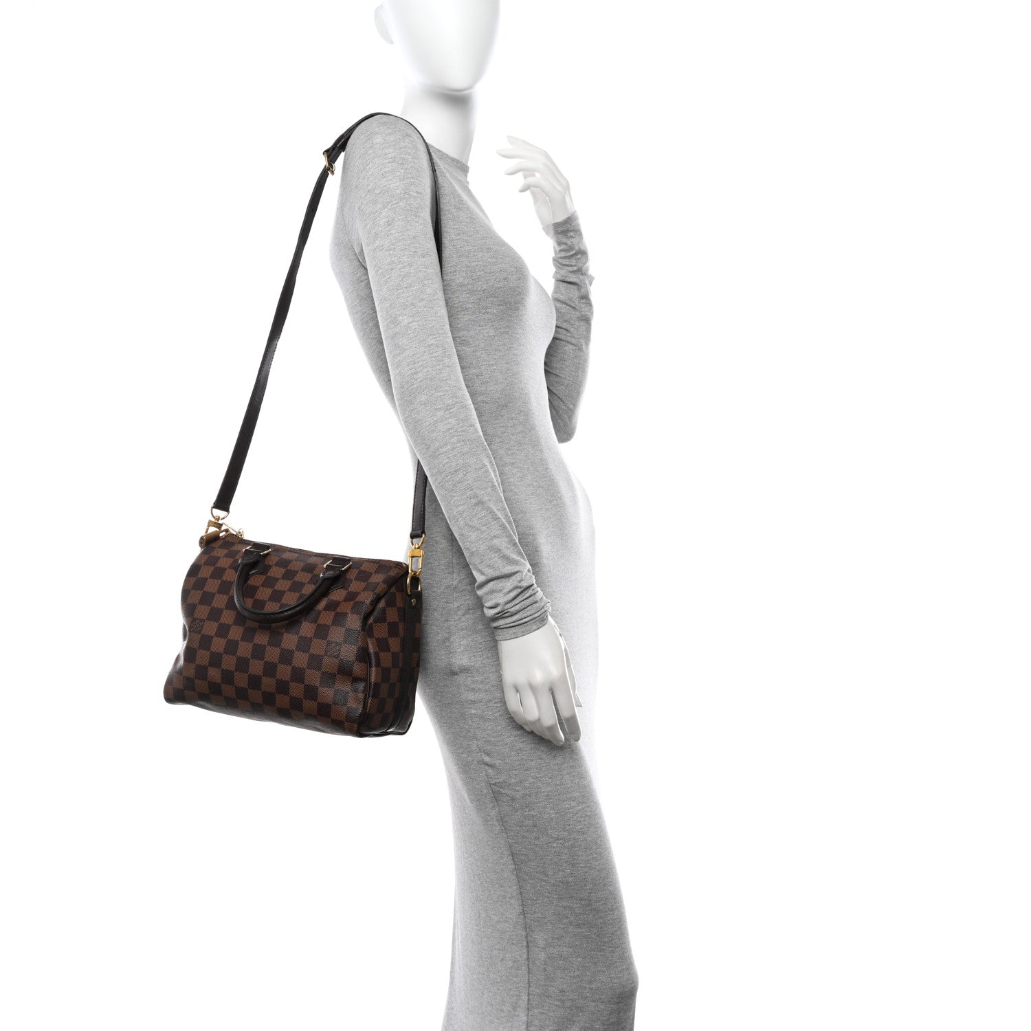Louis Vuitton Damier Ebene Speedy Bandouliere 25 2 of 14