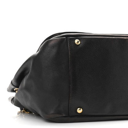 Chanel Grained Calfskin Metal Mosaic Flap Black 9 of 10