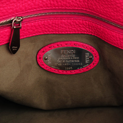 Fendi Cuoio Romano Selleria Large Anna Bucket Bag Fuxia 7 of 11