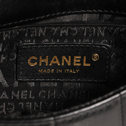 Chanel Lambskin Camellia Mini Flap Black 6 of 7