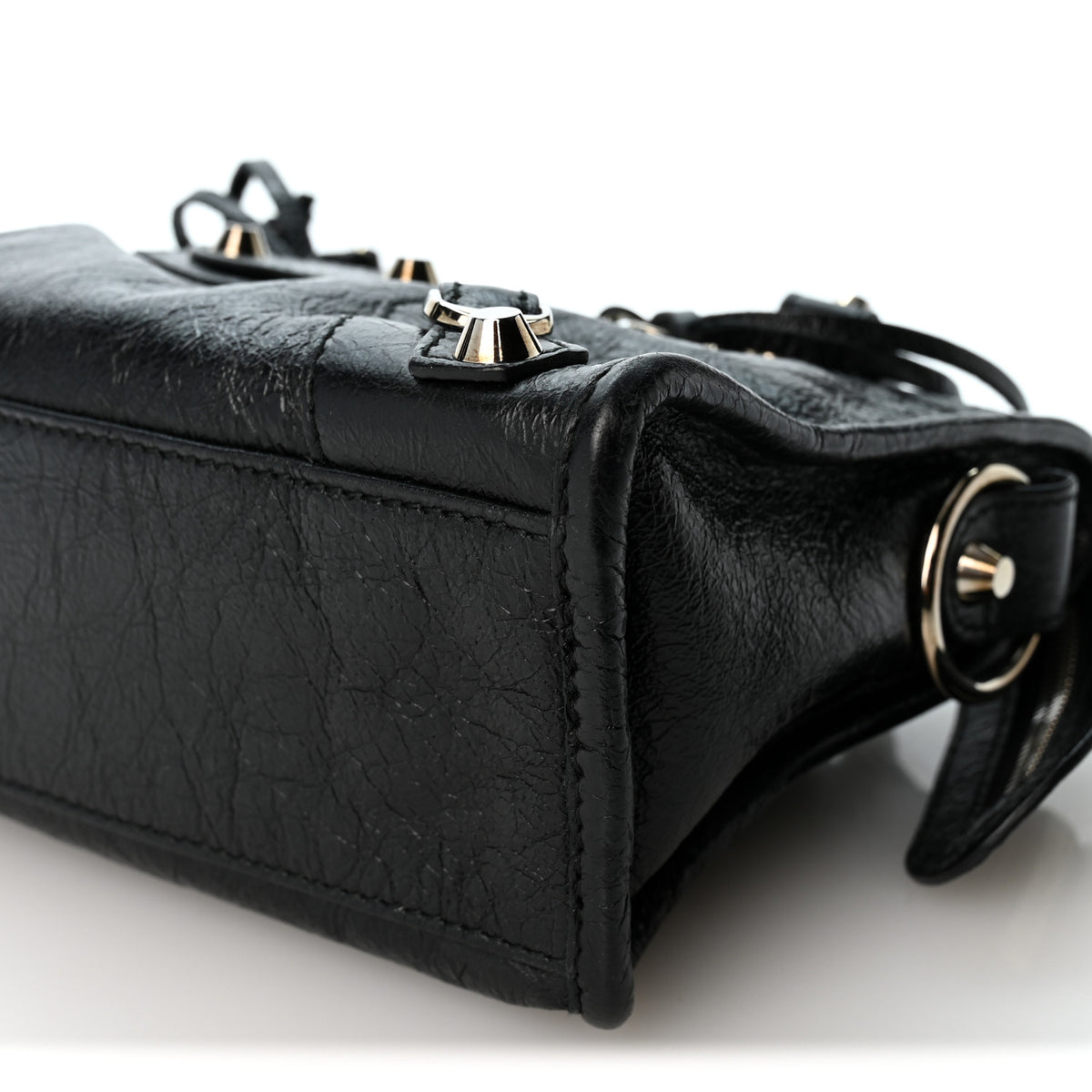 Balenciaga Agneau Classic Silver Hardware Mini City Black 10 of 10