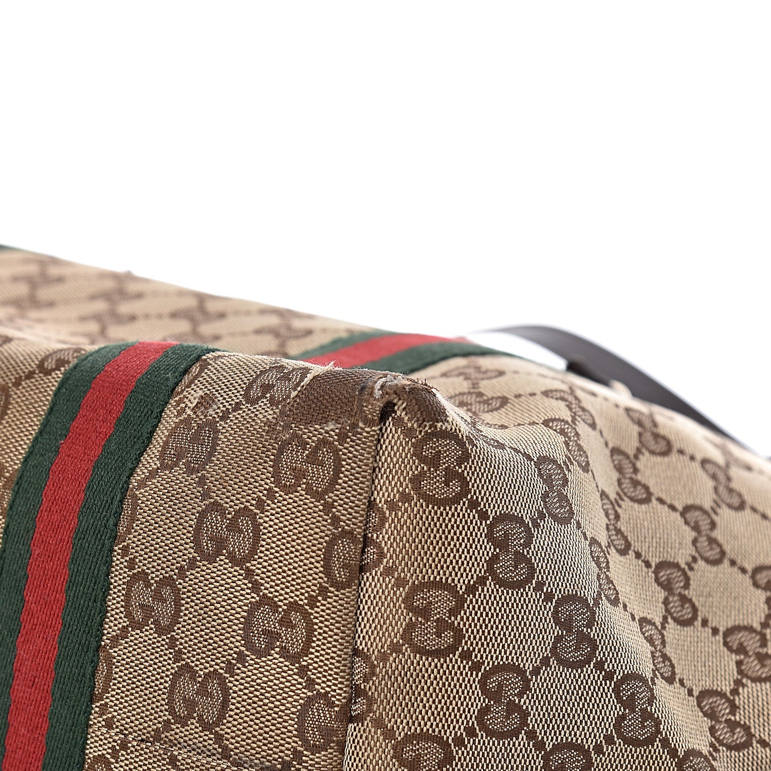 Gucci Monogram Large Jolicoeur Tote Brown 15 of 18