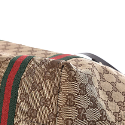 Gucci Monogram Large Jolicoeur Tote Brown 15 of 18