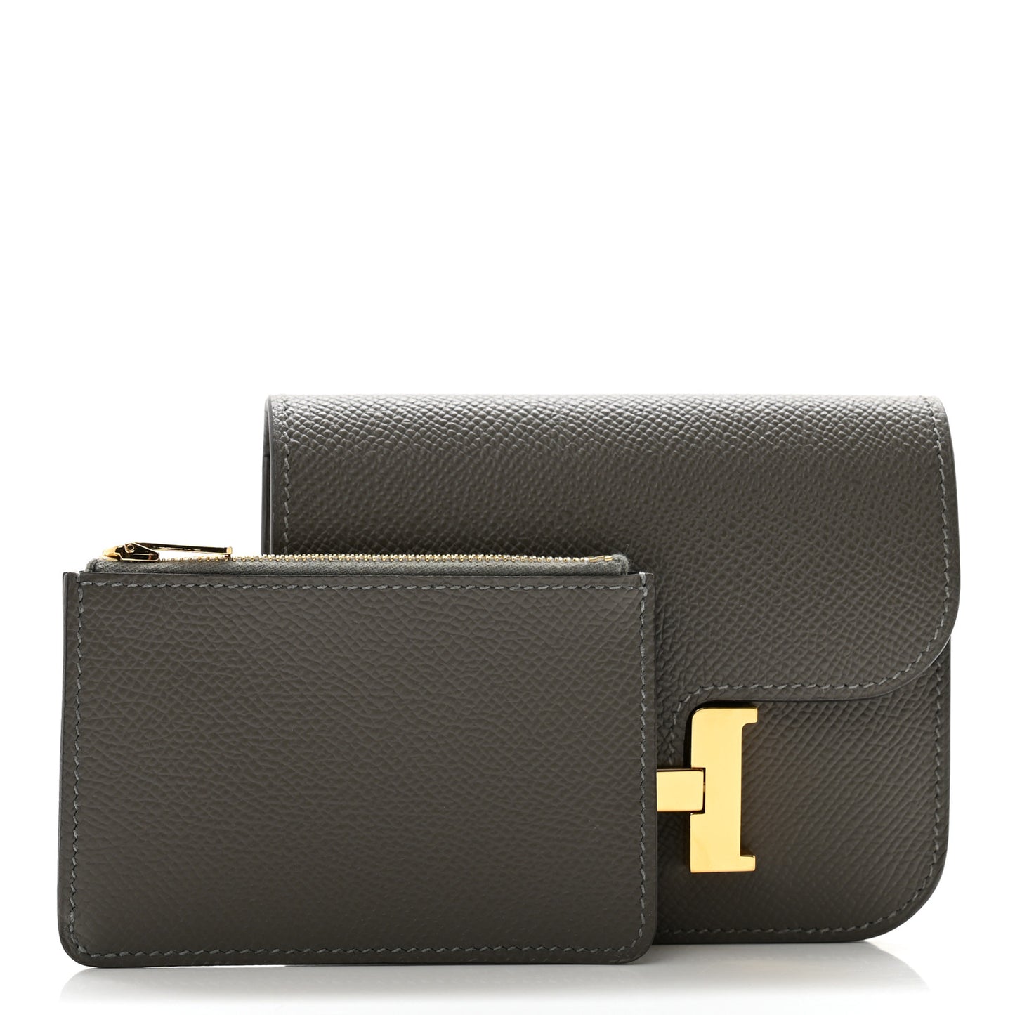 Epsom Constance Slim Wallet Gris Meyer