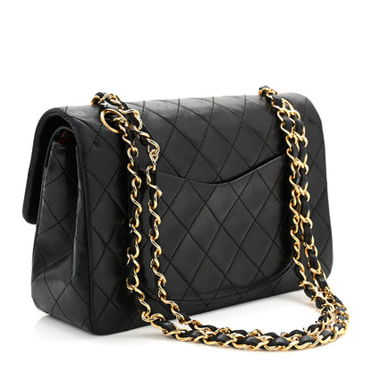 Chanel Lambskin Quilted Small Double Flap Black 3 of 10