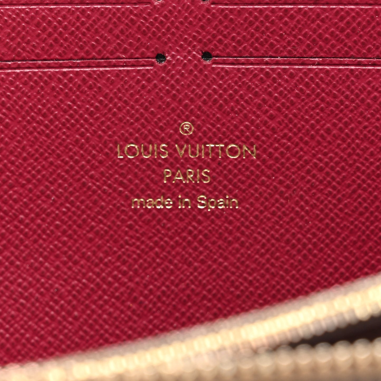 Monogram Clemence Wallet Fuchsia