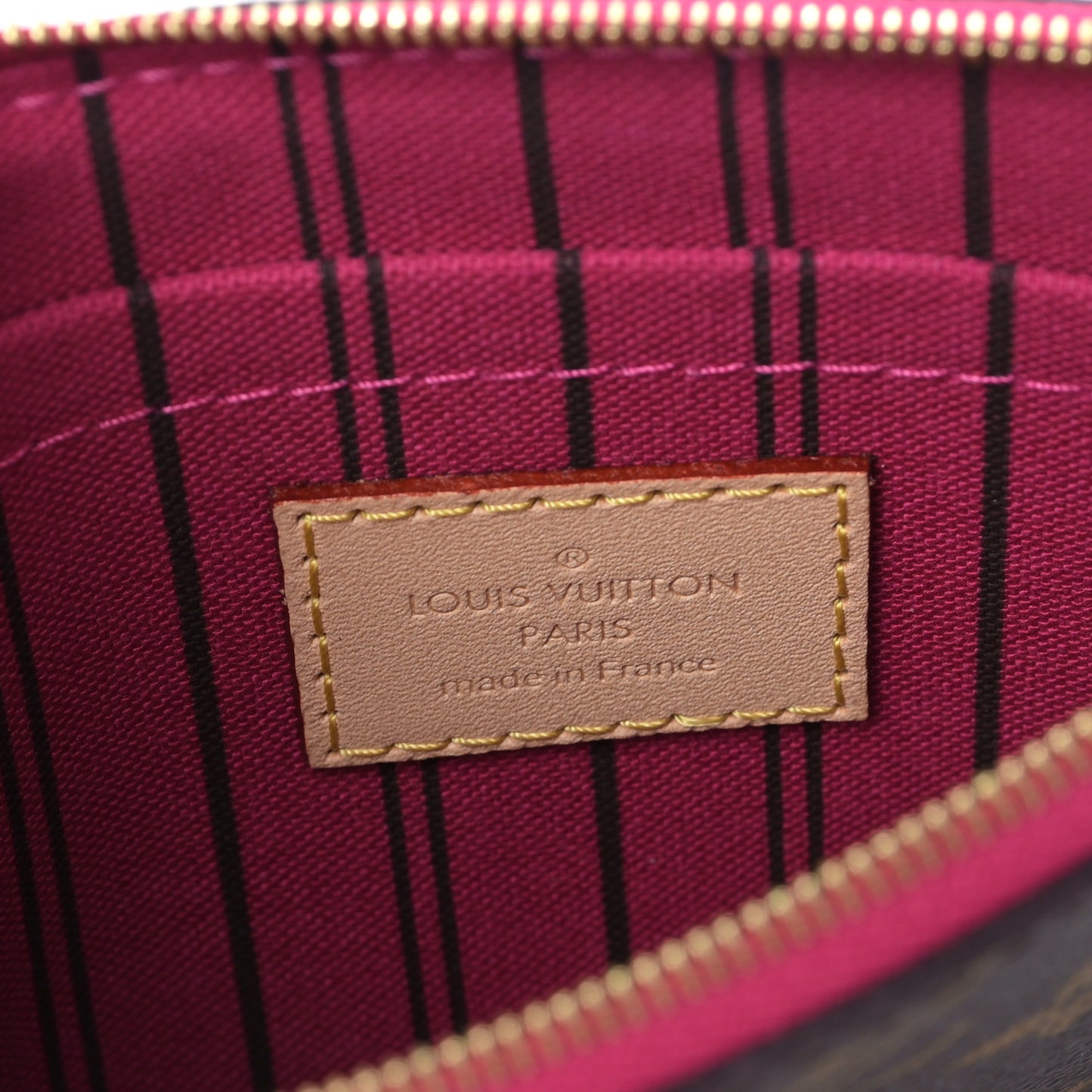 Monogram Neverfull PM Pochette Pivoine