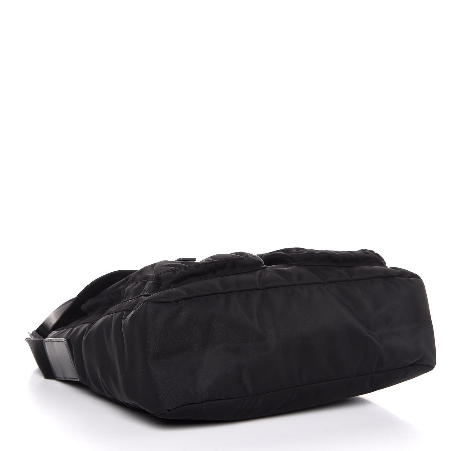Nylon Vela Sport Messenger Bag Black
