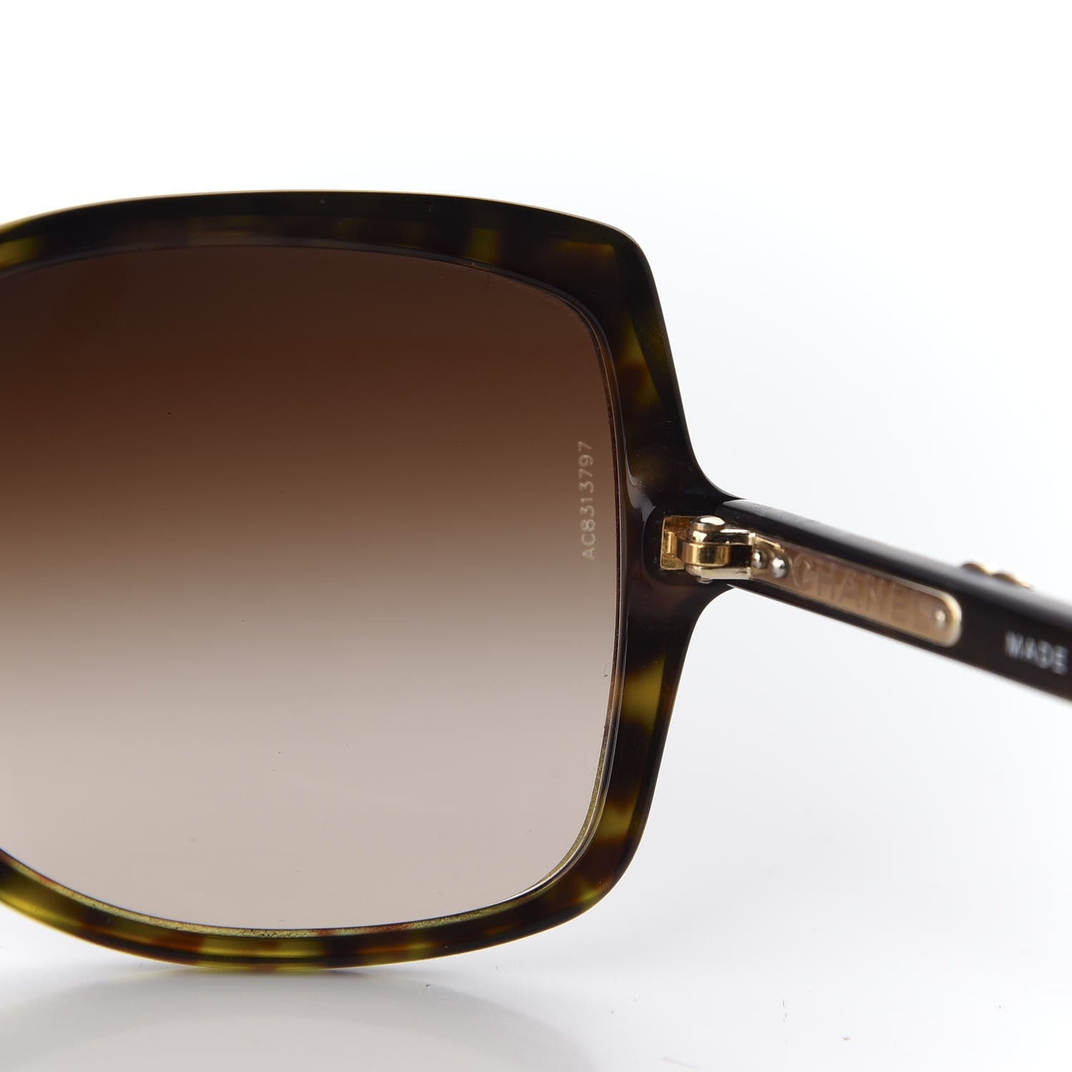 Chanel Square CC Logo Sunglasses 5245 Tortoise 8 of 9
