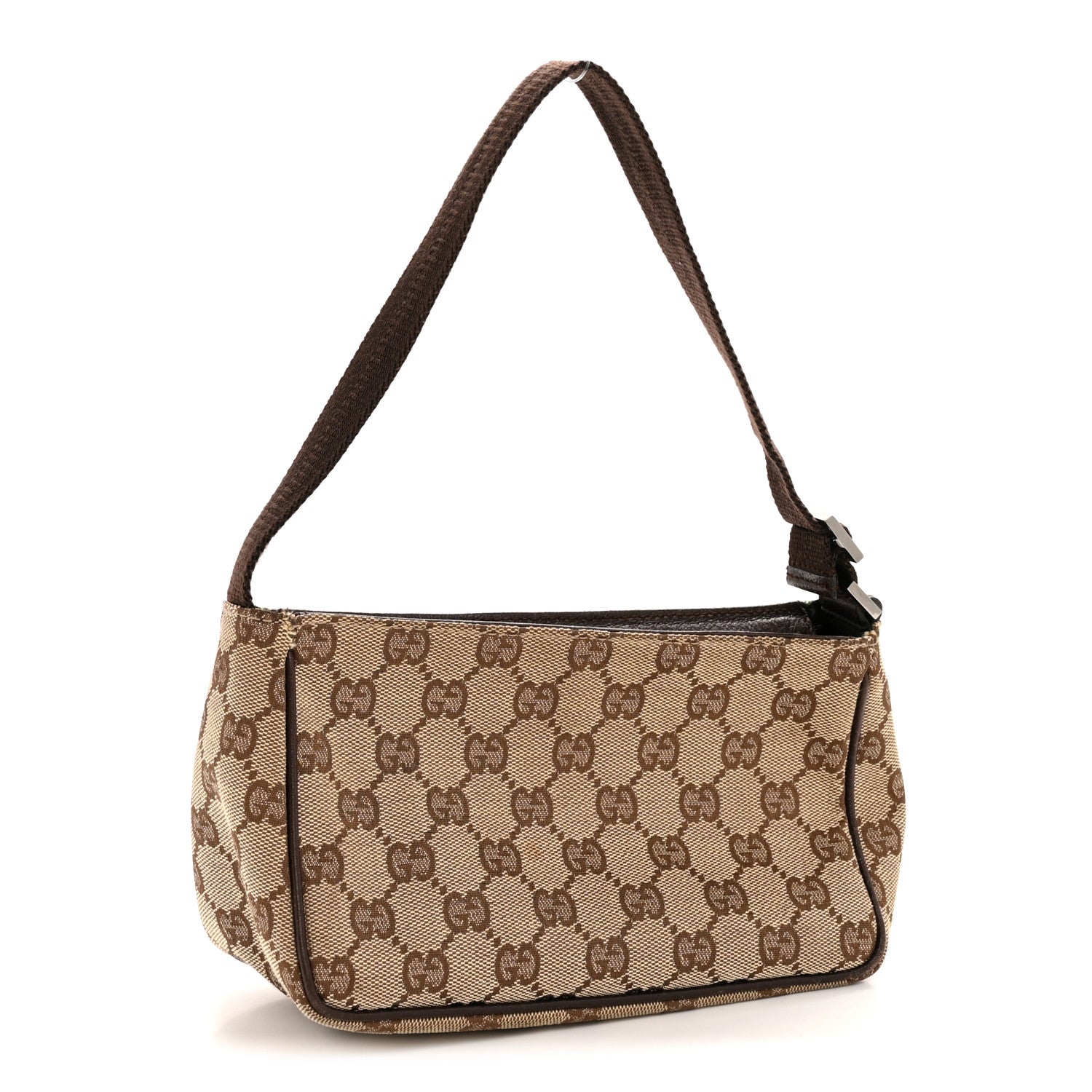 Gucci Monogram Shoulder Bag Dark Brown 3 of 12