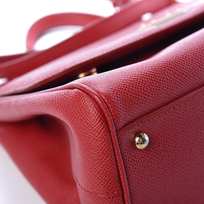 Dolce & Gabbana Dauphine Medium Miss Sicily Satchel Dark Red 15 of 20