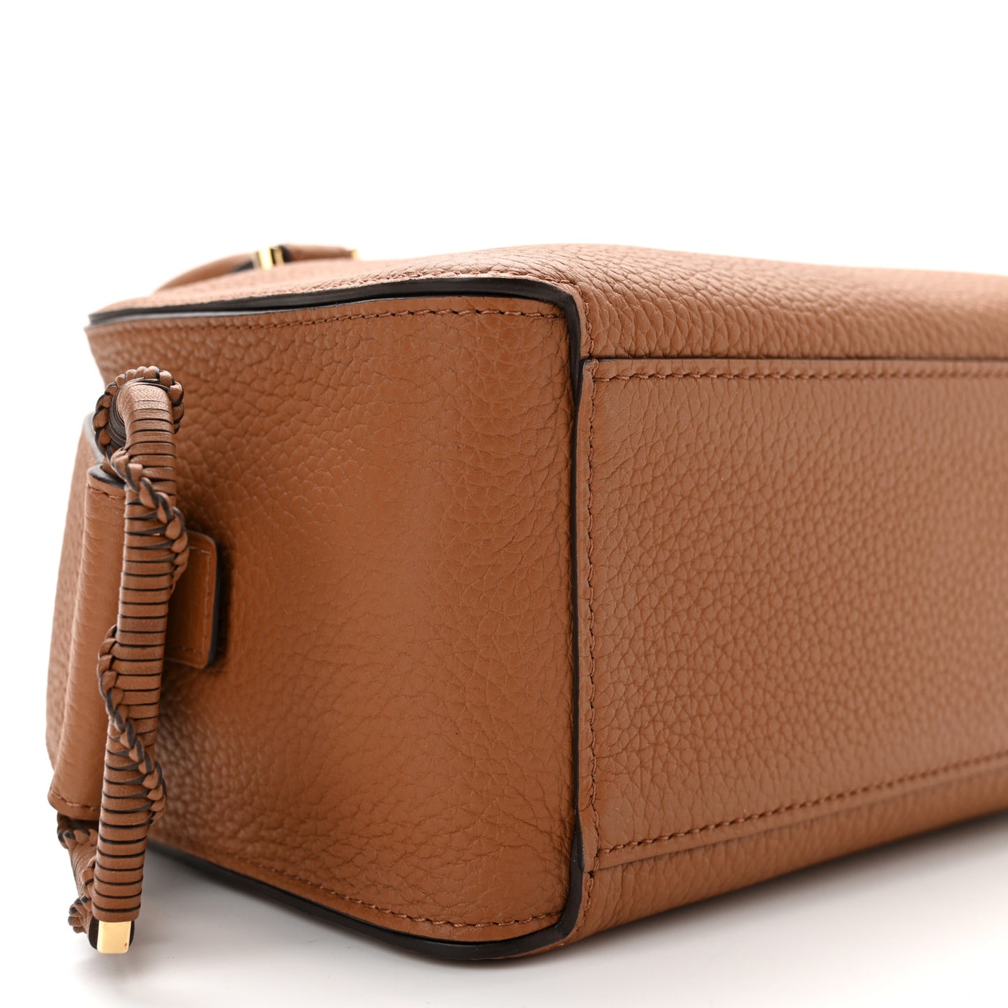 Grained Calfskin Mini Cool Box Satchel Vegetal