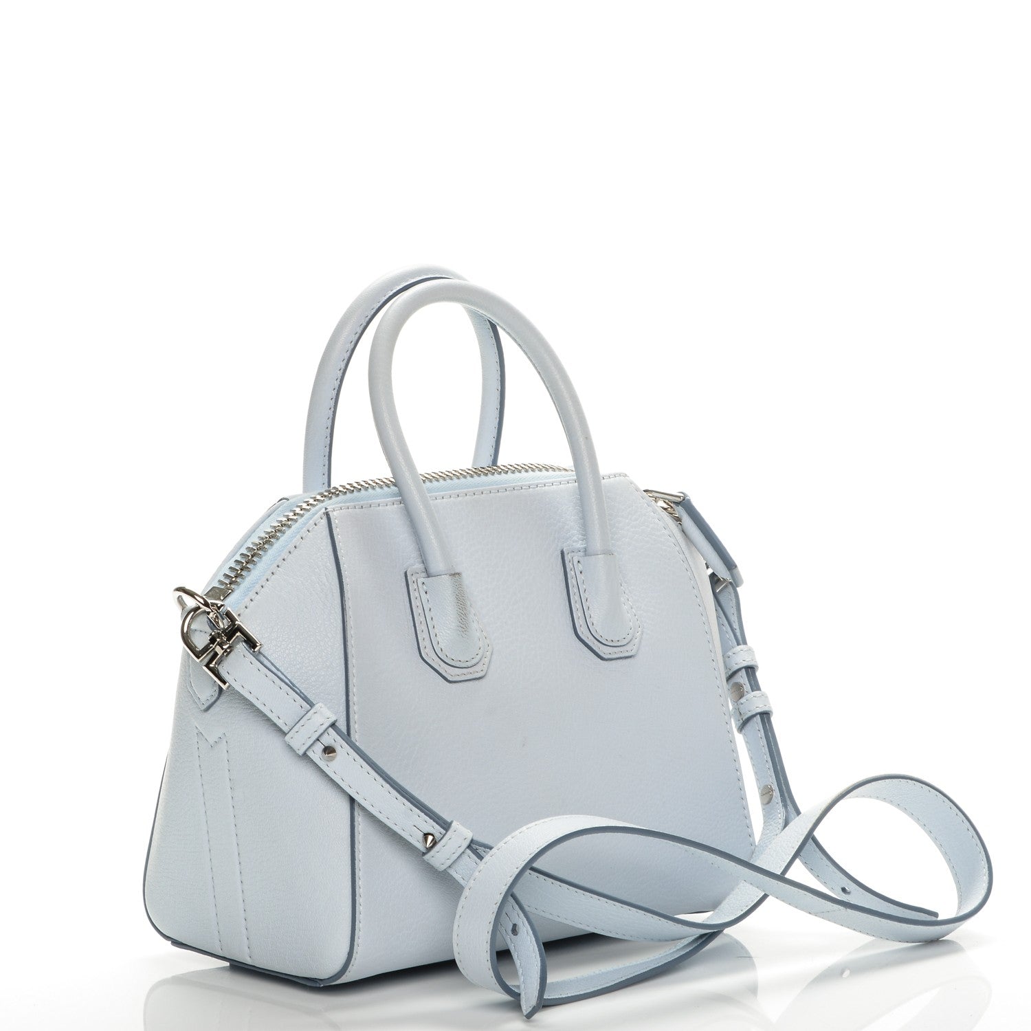 Givenchy Sugar Goatskin Mini Antigona Baby Blue 3 of 7