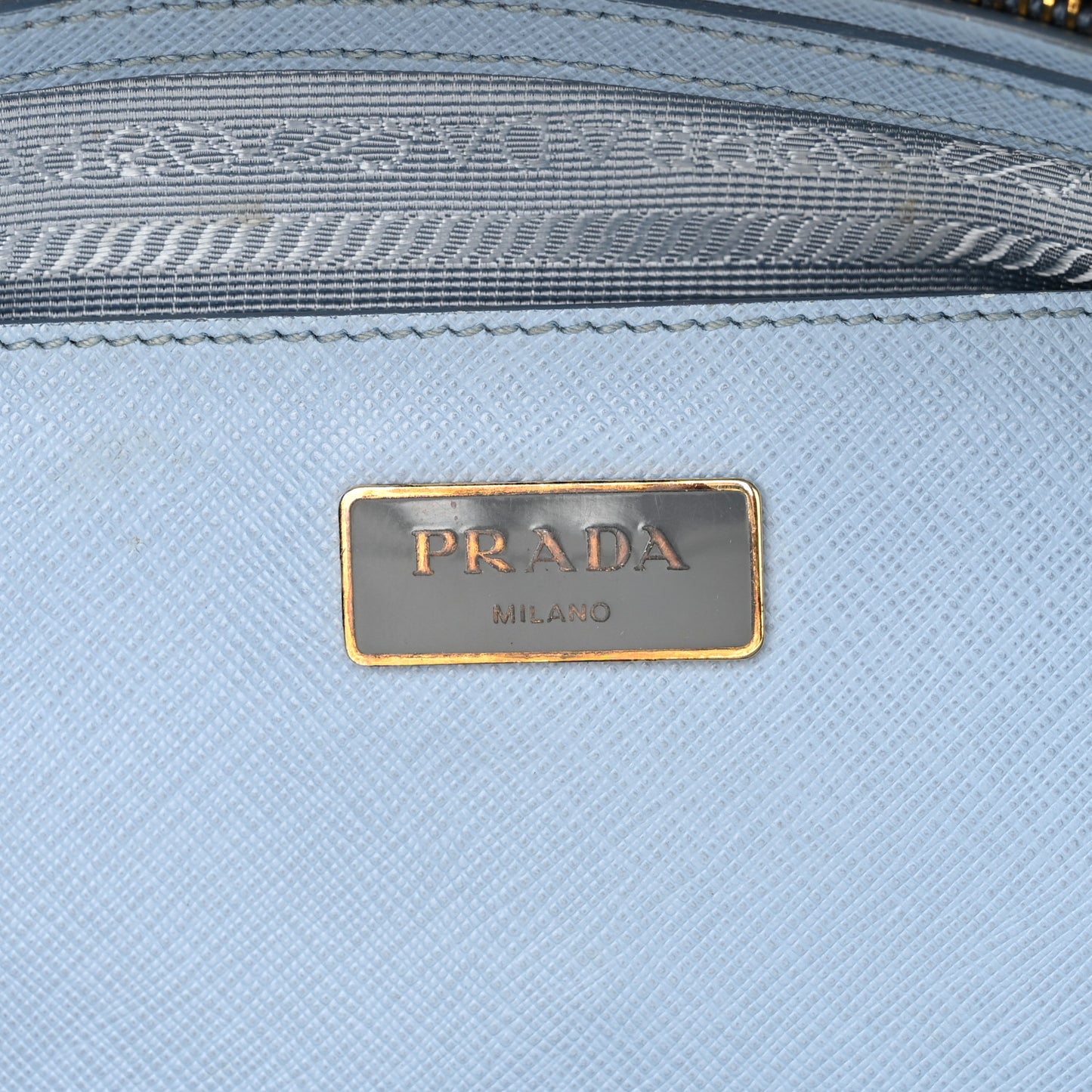 Saffiano Cuir Large Double Bag Astrale