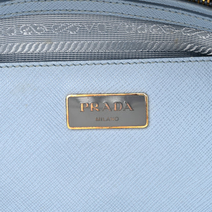 Prada Saffiano Cuir Large Double Bag Astrale 6 of 13