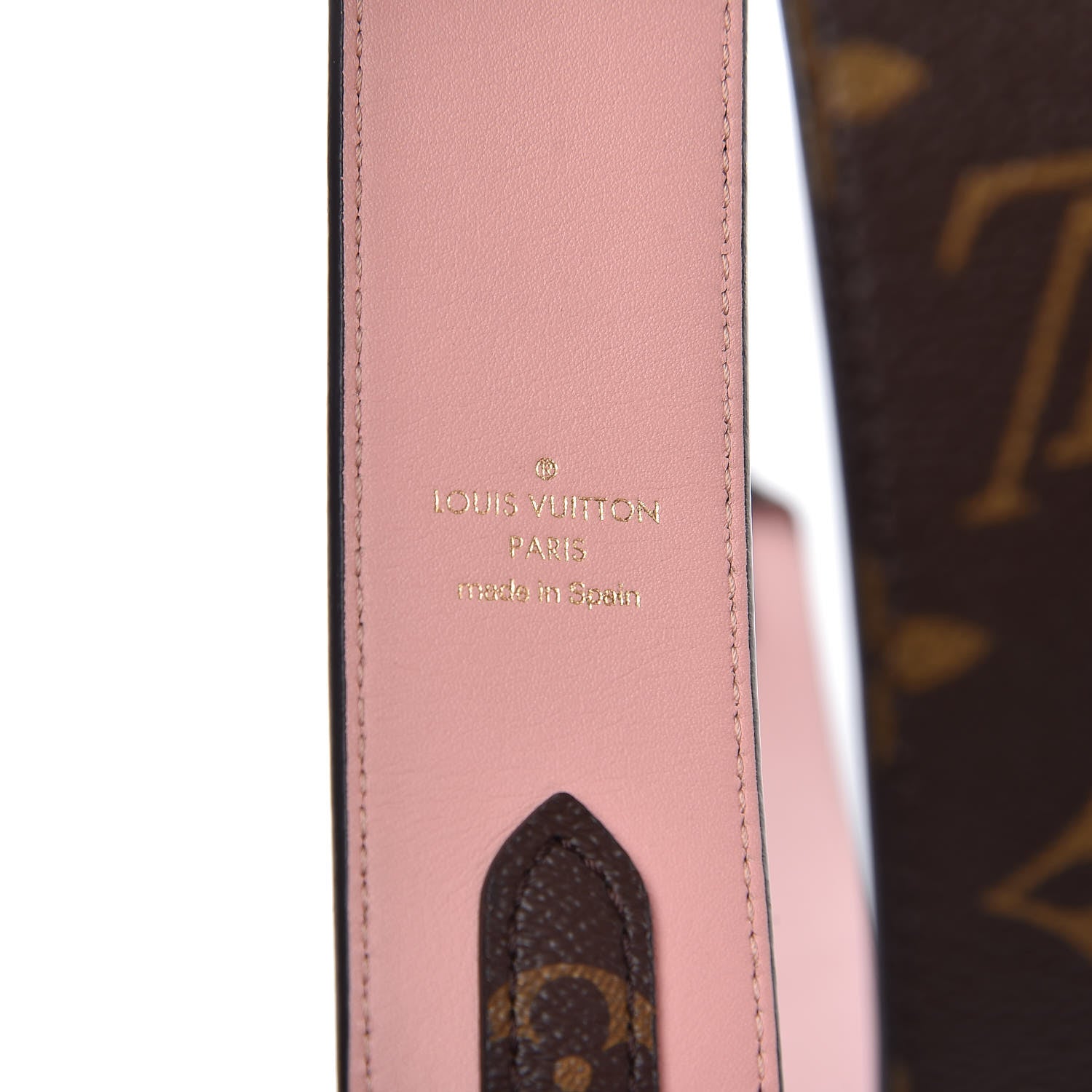 Louis Vuitton Monogram Bandouliere Shoulder Strap Rose Poudre 3 of 5