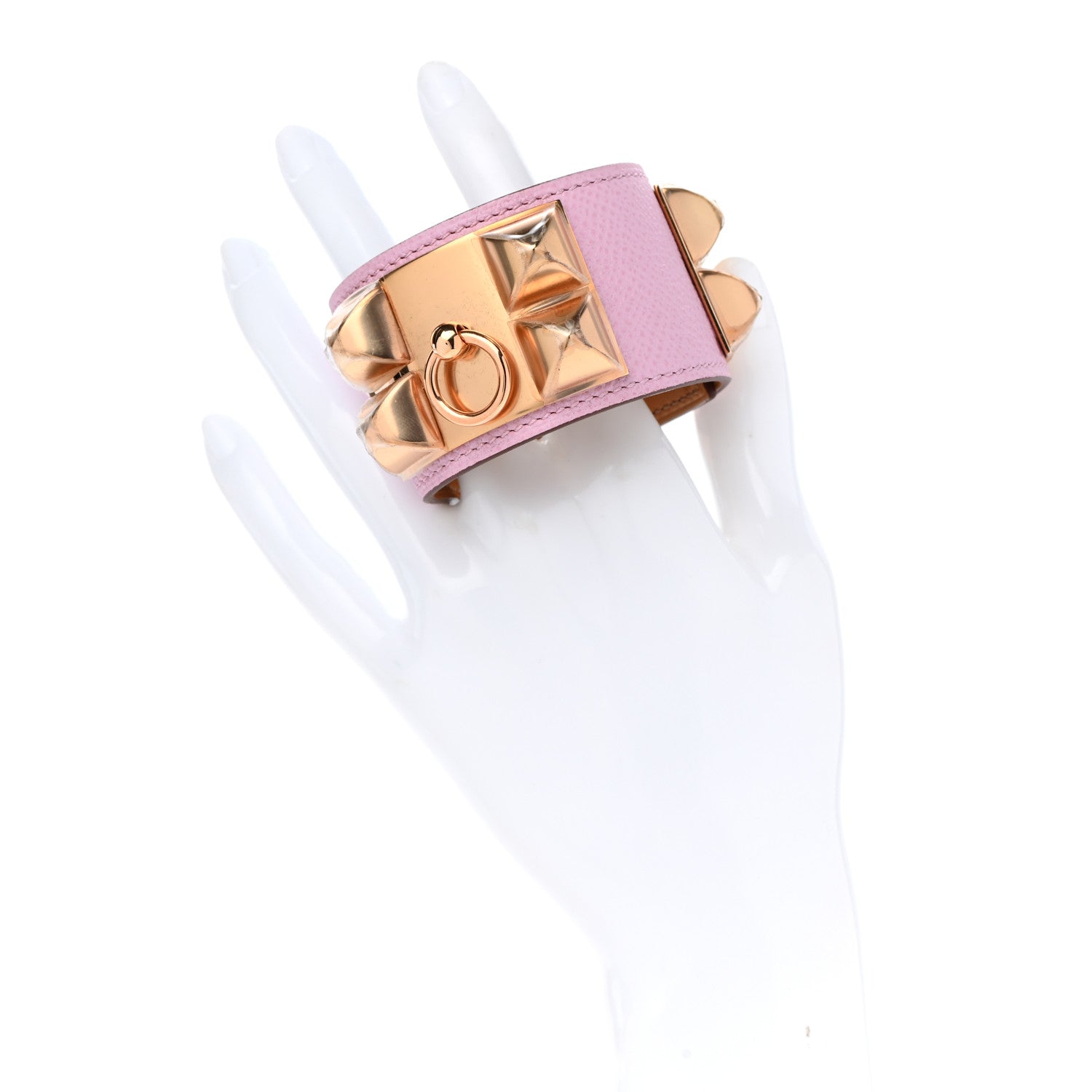 Hermes Epsom Collier de Chien CDC Bracelet T2 Mauve Sylvestre 2 of 6