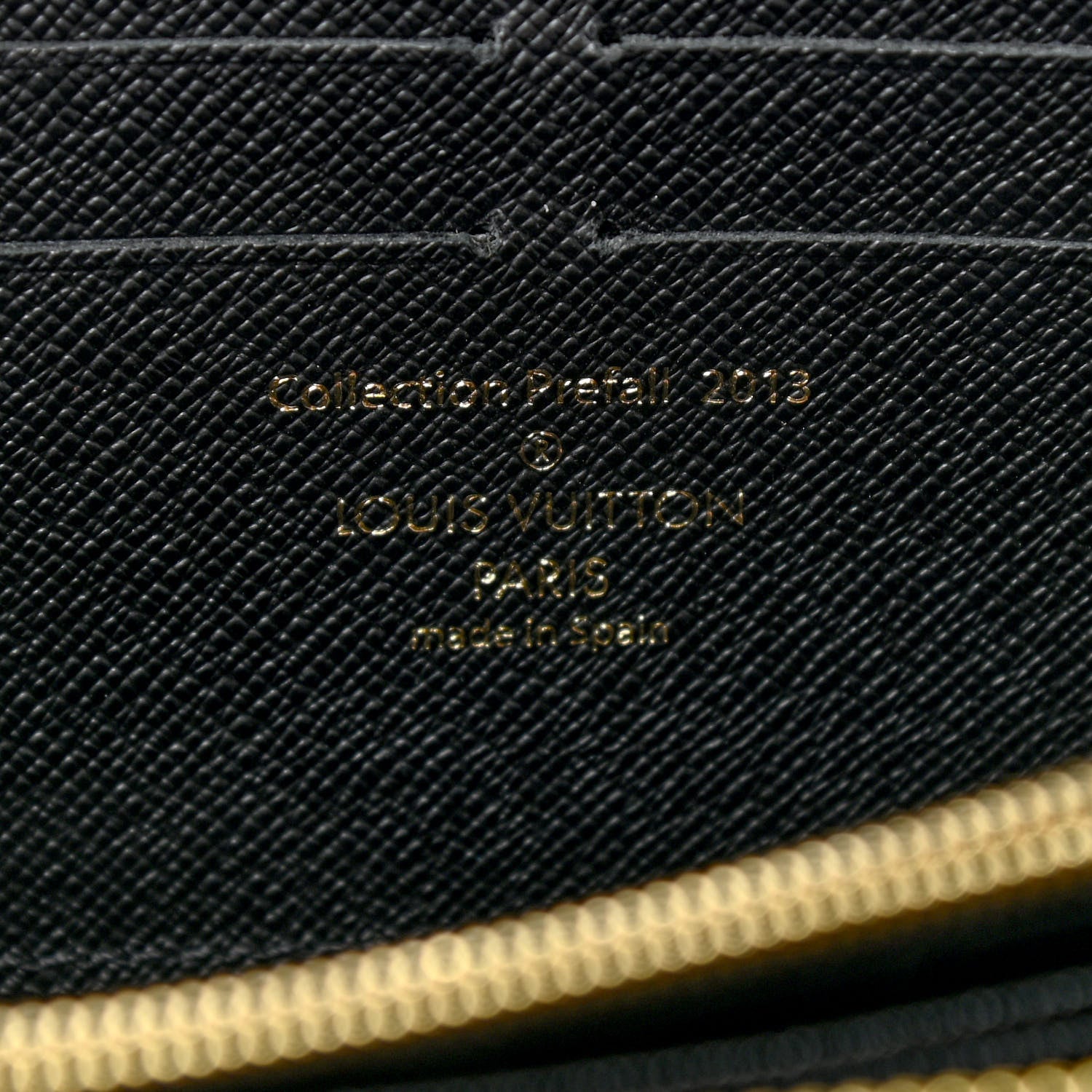 Louis Vuitton Damier Paillettes Zippy Wallet Black 6 of 6