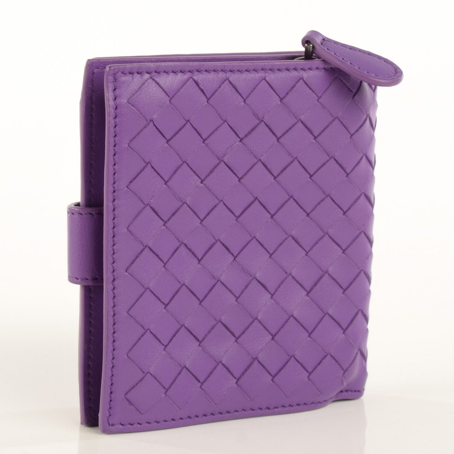 Nappa Intrecciato Mini Wallet Byzantine
