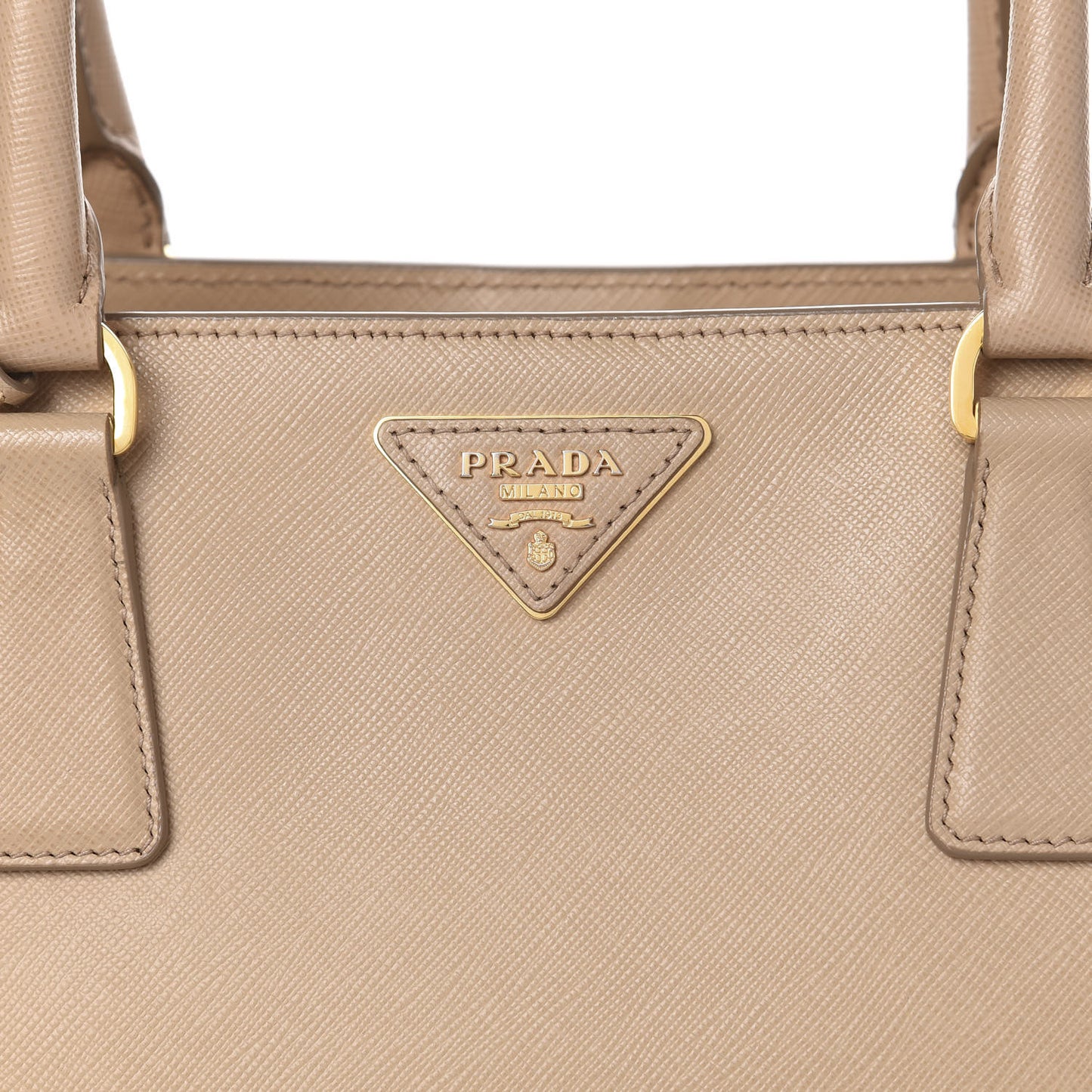 Saffiano Lux Medium Tote Sabbia