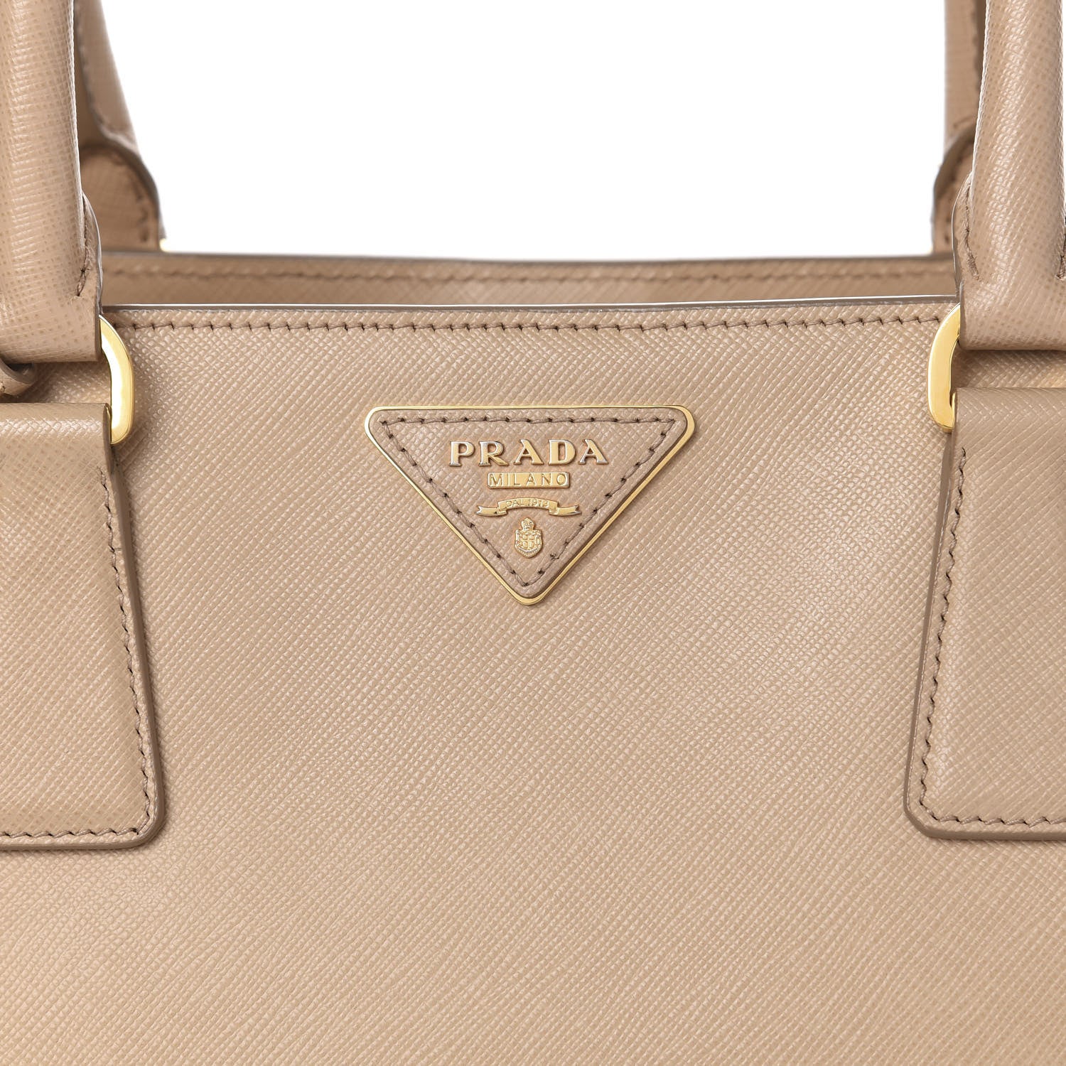 Prada Saffiano Lux Medium Tote Sabbia 9 of 9