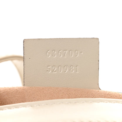 Gucci Boarded Dyana Lux Calfskin Small Jackie 1961 Hobo Mystic White 7 of 11