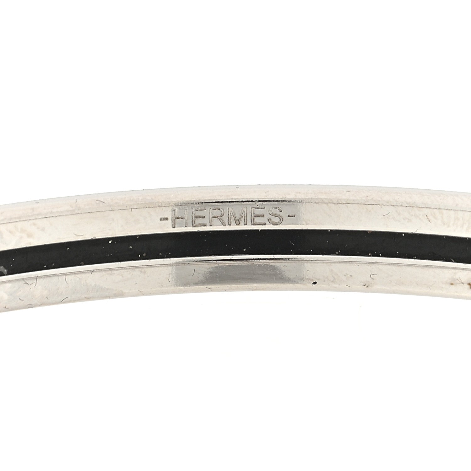 Hermes Enamel Uni Bangle White 3 of 3