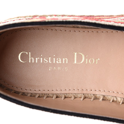 Christian Dior Embroidered Dior In Lights Granville Espadrille 38 Multicolor 7 of 10