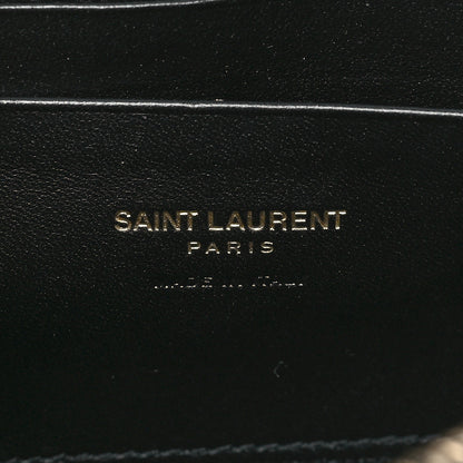 Saint Laurent Grain De Poudre Matelasse Monogram Mini Lou Camera Bag Black 6 of 9