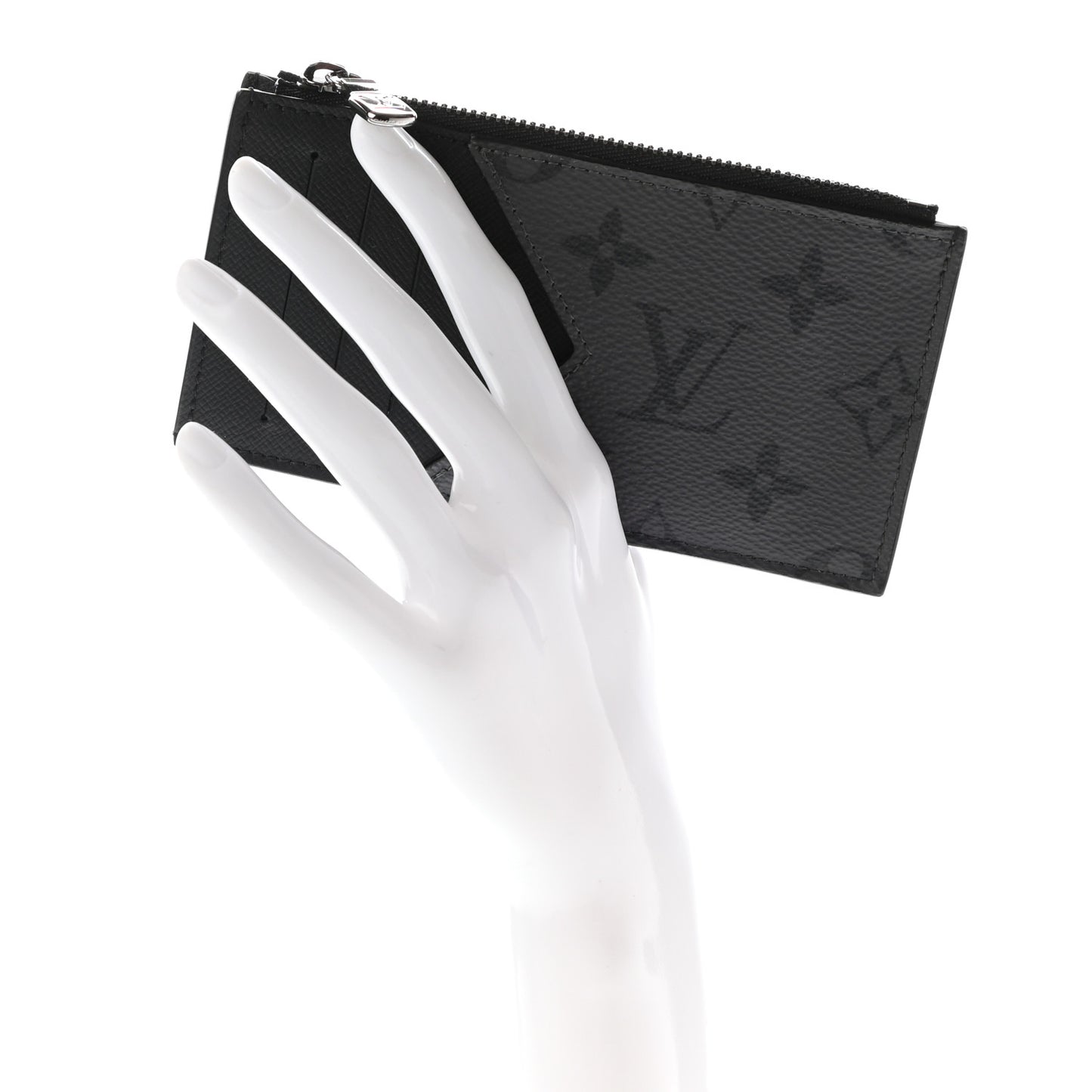 Reverse Monogram Eclipse Taiga Coin Card Holder
