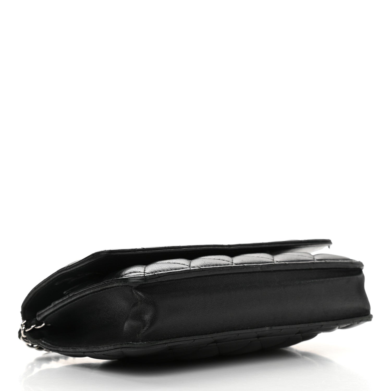 Chanel Lambskin Quilted Wallet On Chain WOC Black 4 of 18
