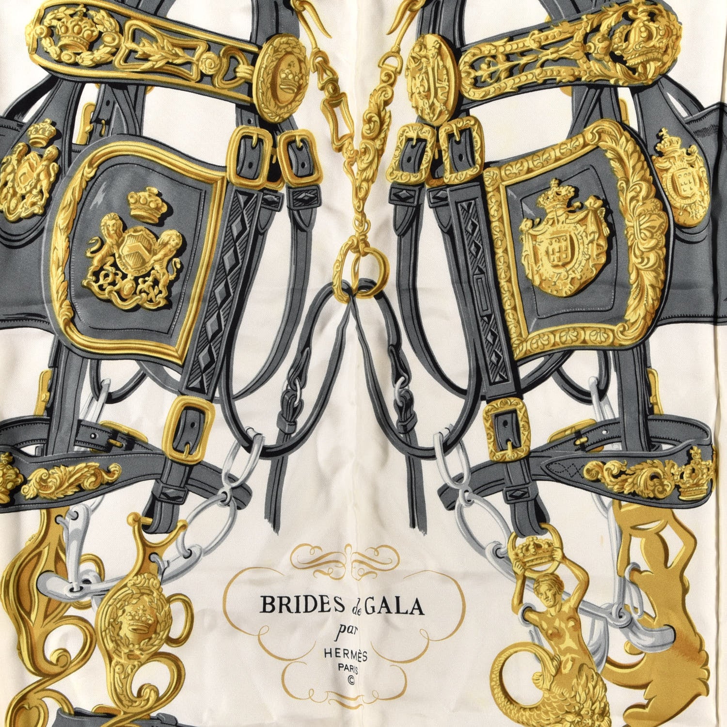 Hermes Silk Brides De Gala Scarf 90 4 of 5