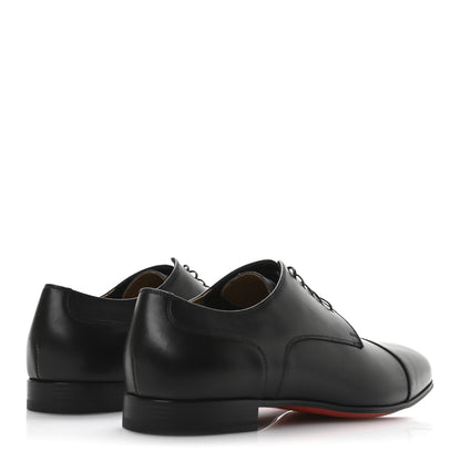 Christian Louboutin Calfskin Mens Surcity Flat Derby Oxford 42 Black 5 of 8