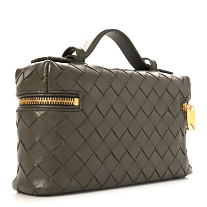 Bottega Veneta Calfskin Intrecciato Bang Bang Vanity Case Pinecone 3 of 10