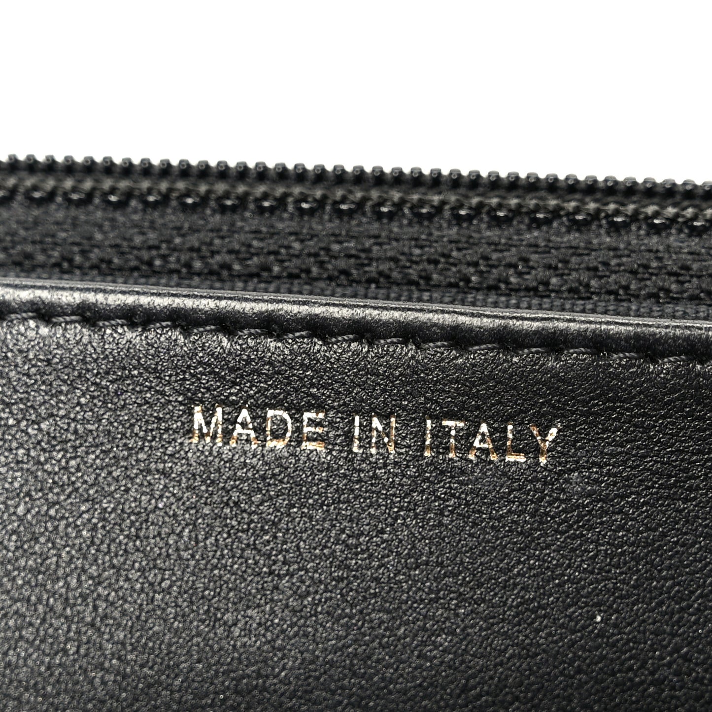 Lambskin Quilted Trendy CC Wallet On Chain WOC Black