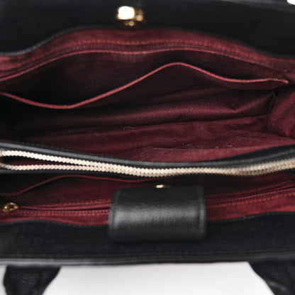 Chanel Grained Calfskin Small Neo Executive Shopper Tote  Black 5 of 11