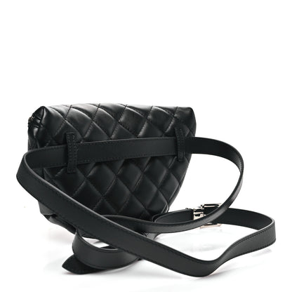 Chanel Calfskin Quilted Waist Belt Bag Black 3 of 10
