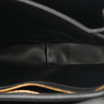 Celine Shiny Calfskin Medium Triomphe Black 5 of 15