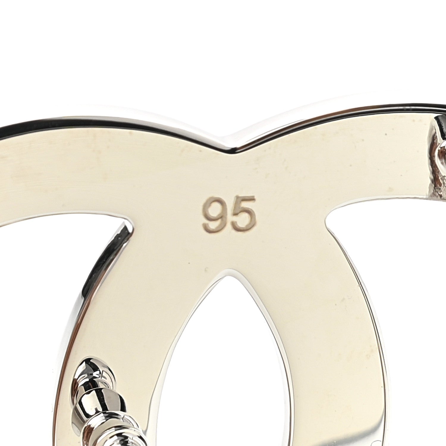 Chanel Patent Calfskin CC Reversible Belt 95 Black White 6 of 10